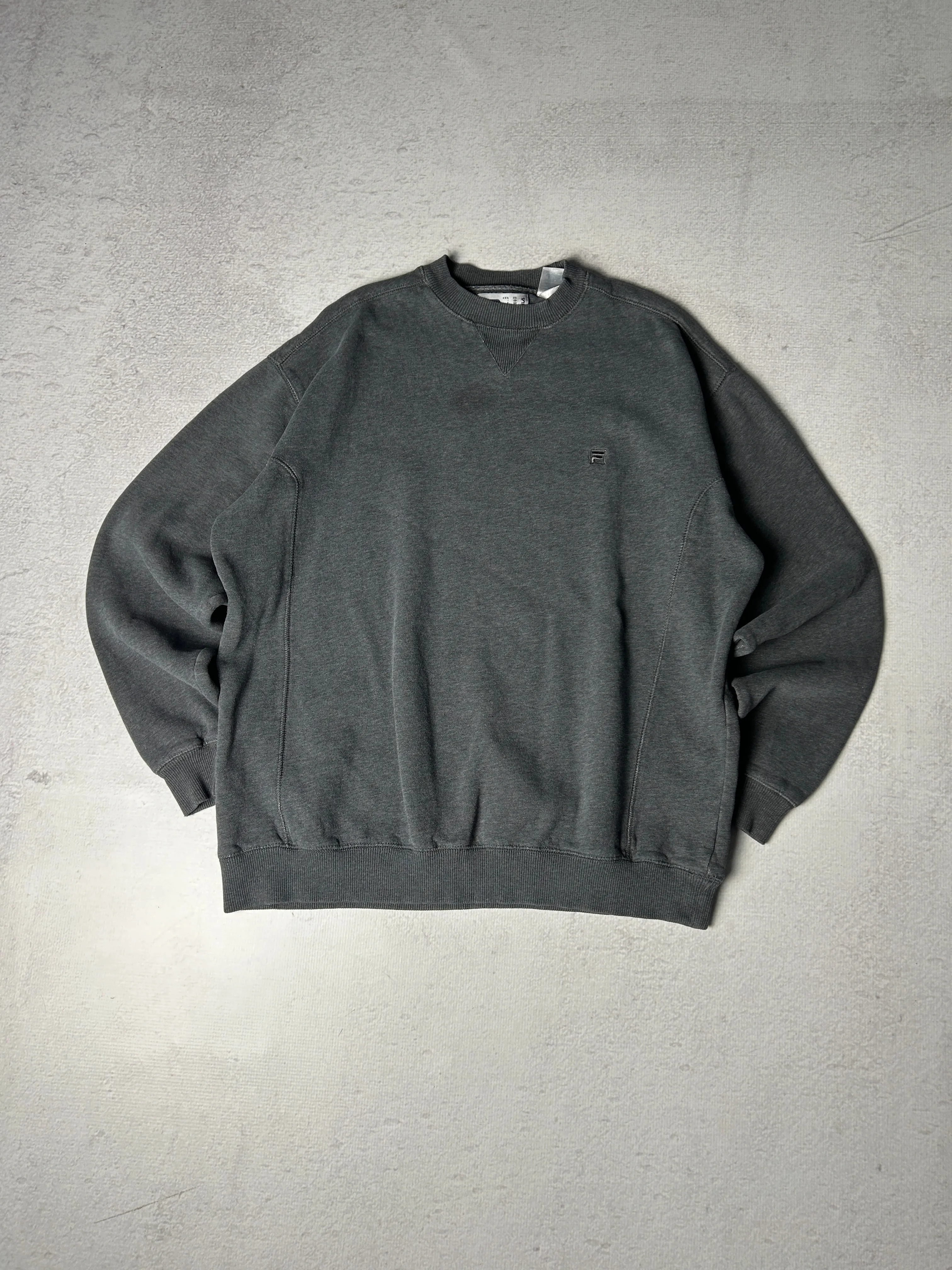 00s Fila Tonal Logo Crewneck Sweatshirt - Men's 2XL