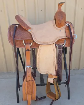 #1434 16" Corriente Association Ranch Saddle