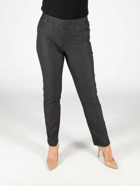 29" Leg Denim Trouser With Metal Detail