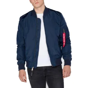 Alpha Industries MA-1 TT Flight Jacket in Rep Blue - Classic Lightweight Bomber Jacket for Men