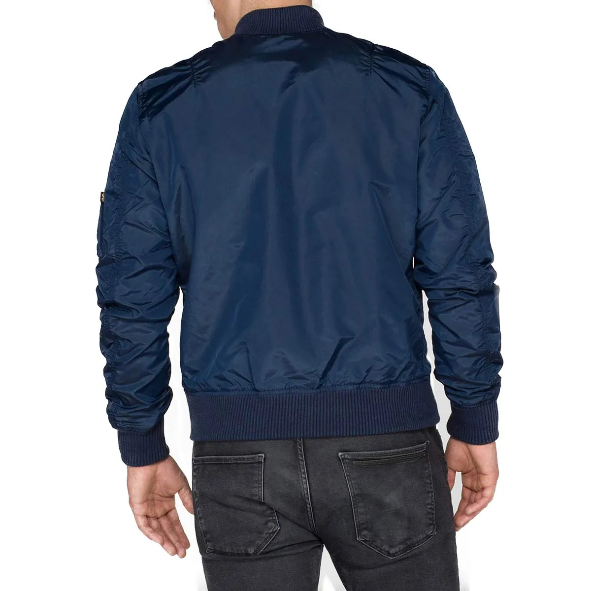 Alpha Industries MA-1 TT Flight Jacket in Rep Blue - Classic Lightweight Bomber Jacket for Men
