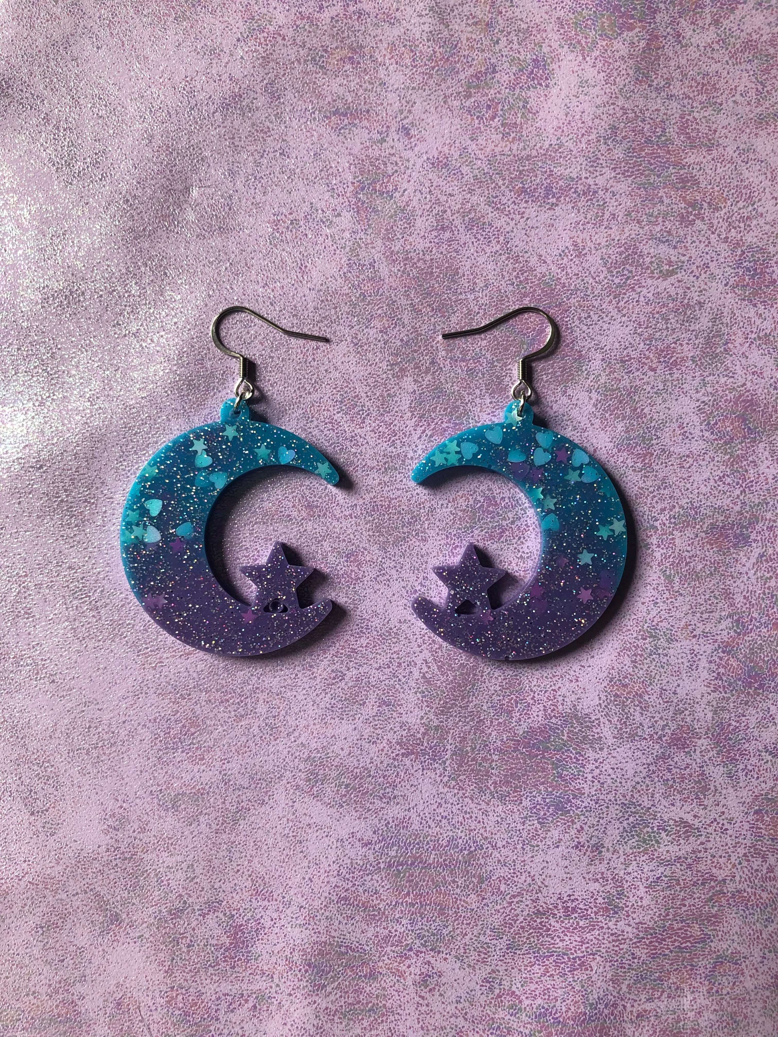Blueberry Moon Earrings
