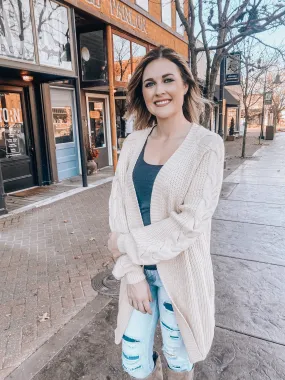 Brandy Braided Cardigan