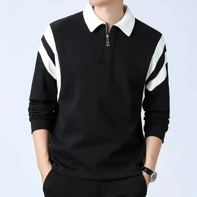 Brunson Half Zip Spliced Pullover