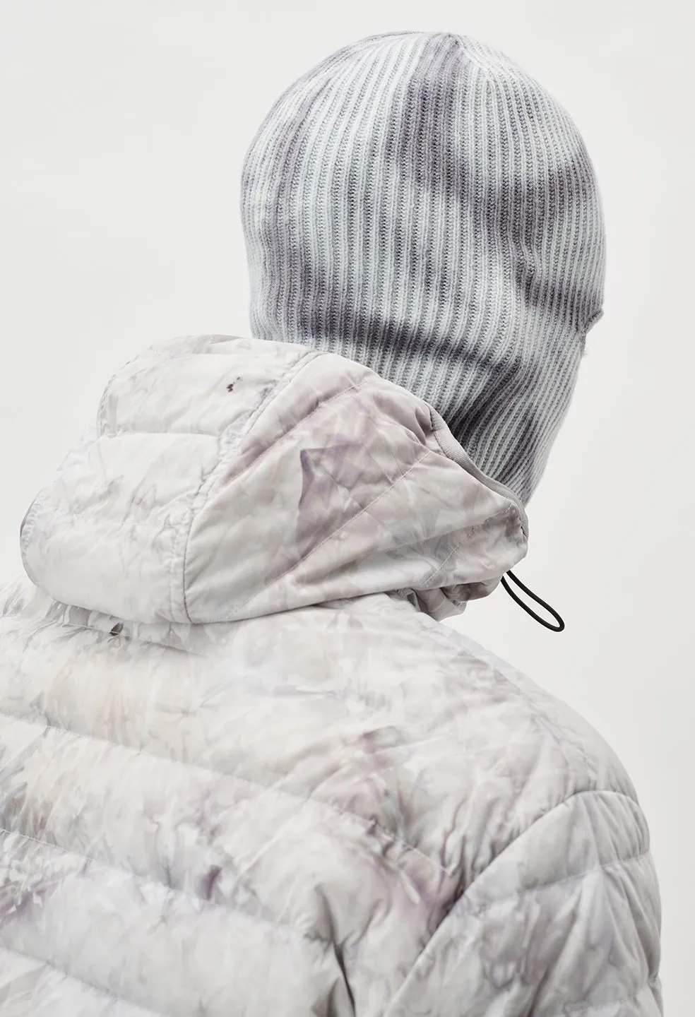 Cashmere Blend Balaclava / Sage Tie Dye