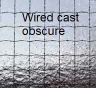 Circular Glass (Half Circle) - Patterned Glass