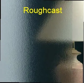 Circular Glass (Half Circle) - Patterned Glass