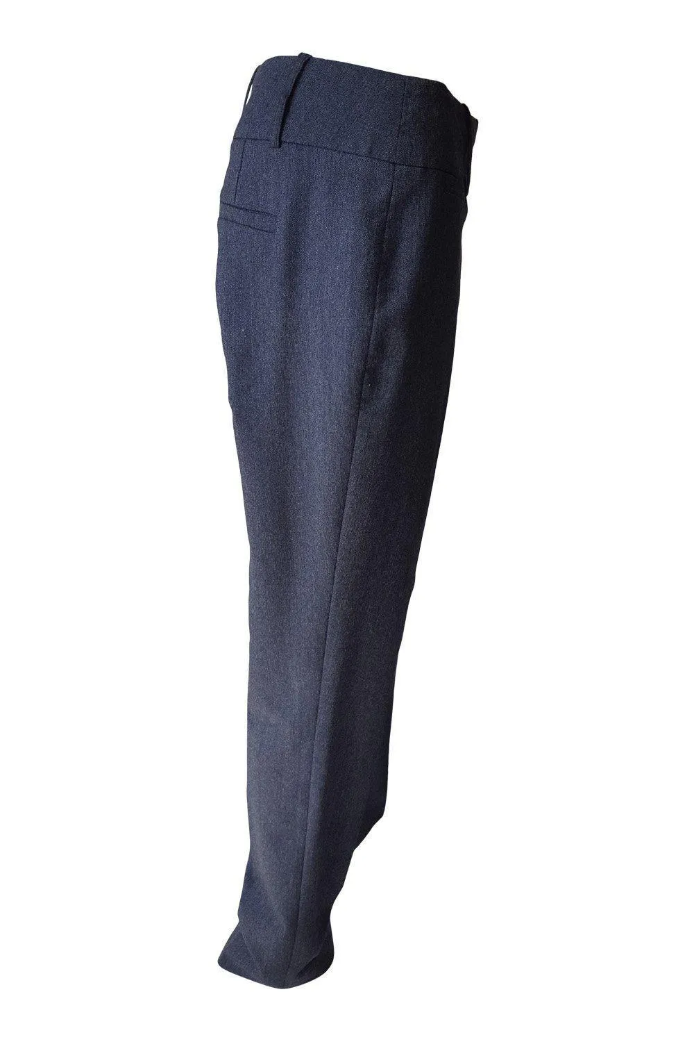 Mens Straight Leg Wool Blend Trousers in Grey - Crease Front, Size 38 | COSTUME NATIONAL