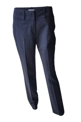 Mens Straight Leg Wool Blend Trousers in Grey - Crease Front, Size 38 | COSTUME NATIONAL