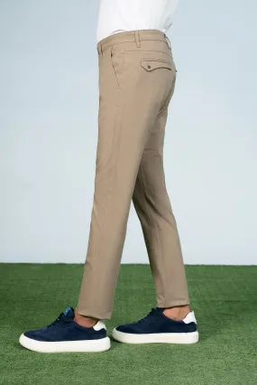 CROSS POCKET CASUAL PANT LIGHT BROWN