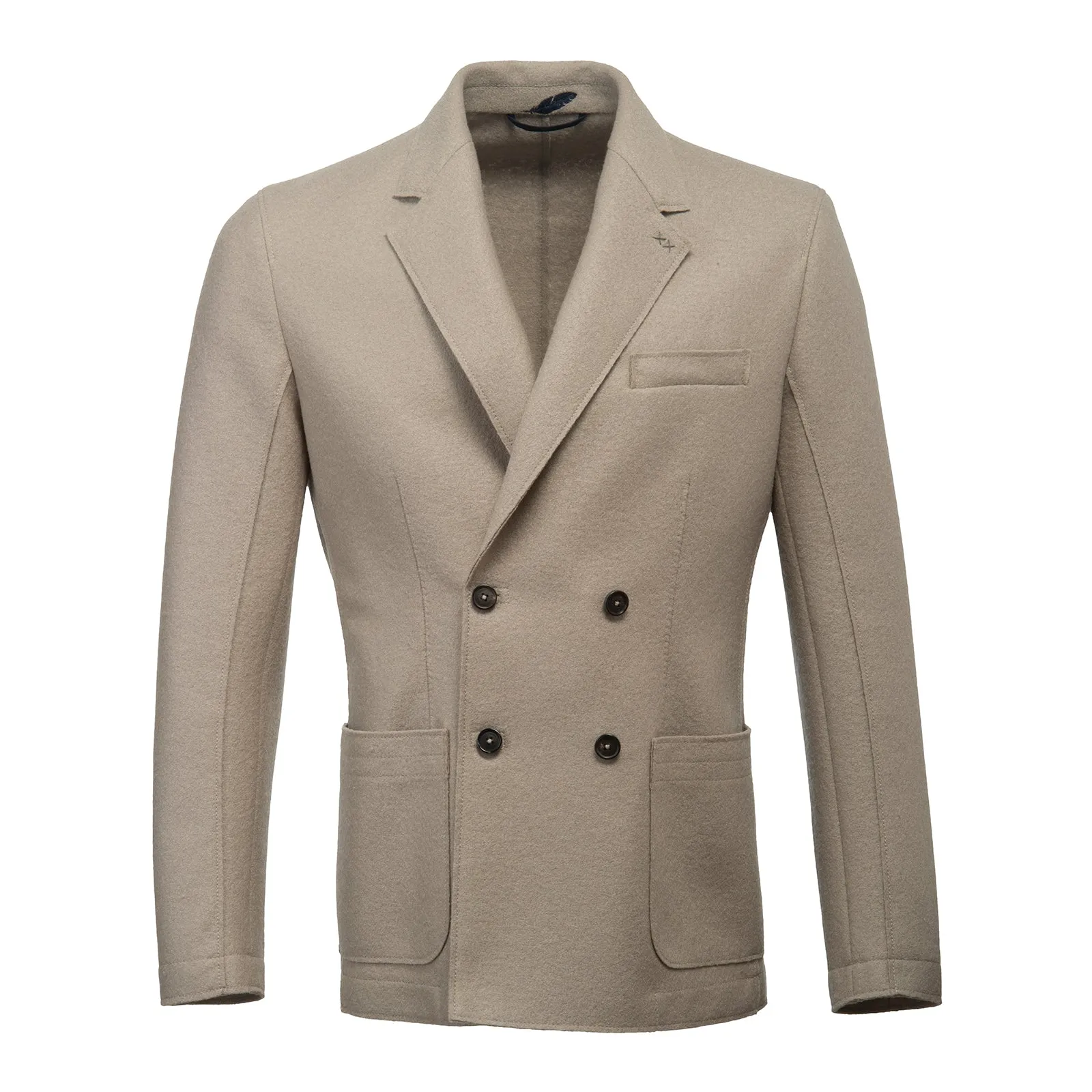 Premium Double-Breasted Travel Blazer