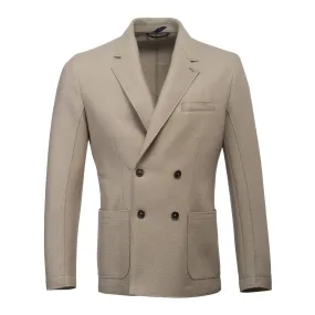 Premium Double-Breasted Travel Blazer