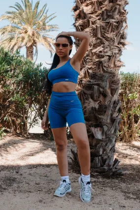 High Waisted Mid Length Shorts Riviera