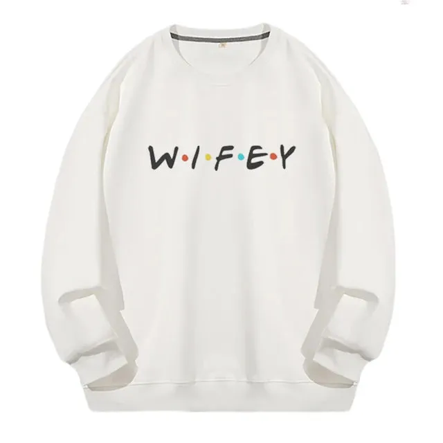 Hubby Wifey Couple Sweatshirts