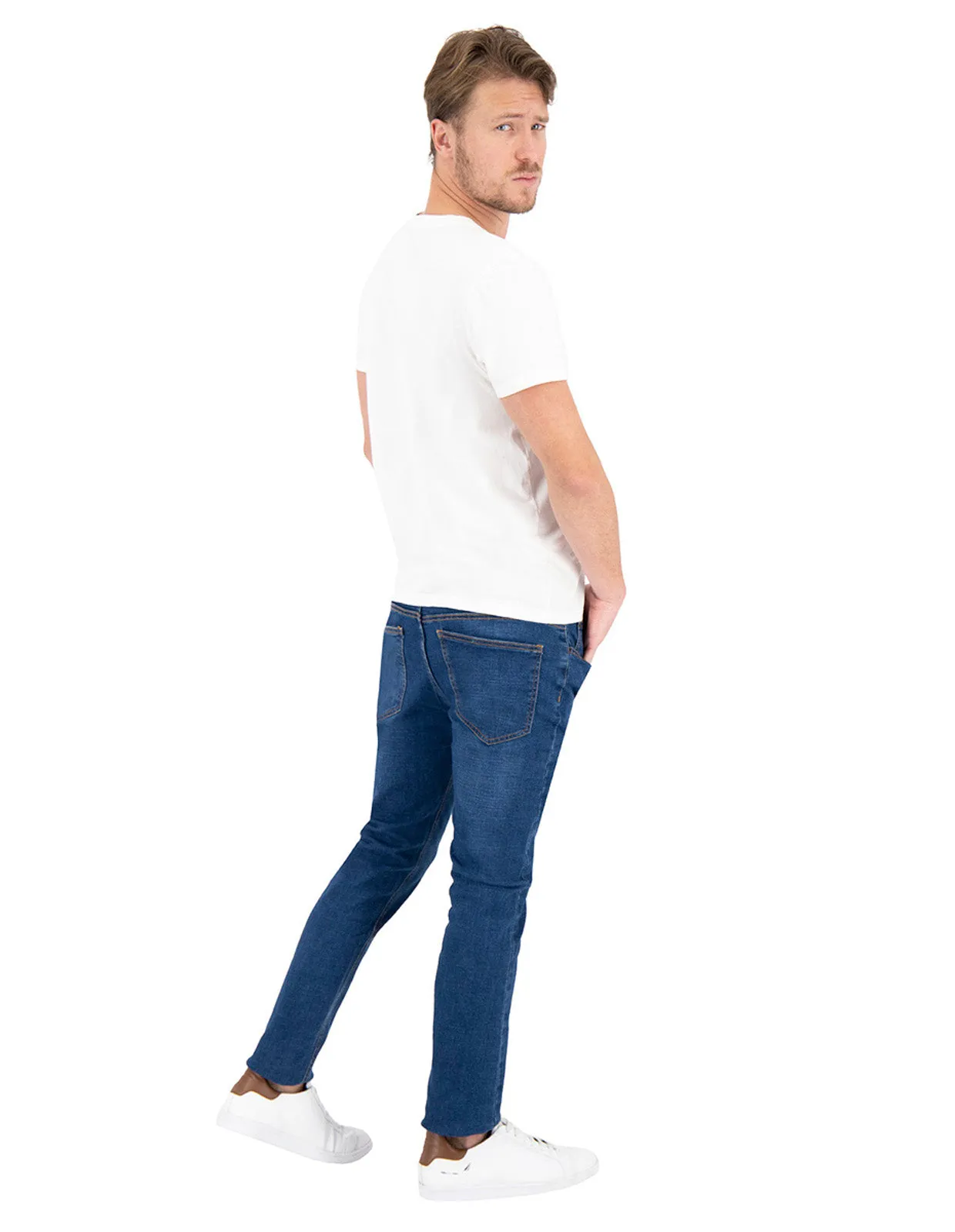 Jeans de Mezclilla Slim Fit - Milan