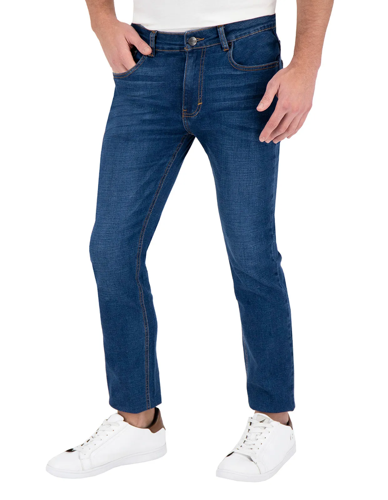 Jeans de Mezclilla Slim Fit - Milan