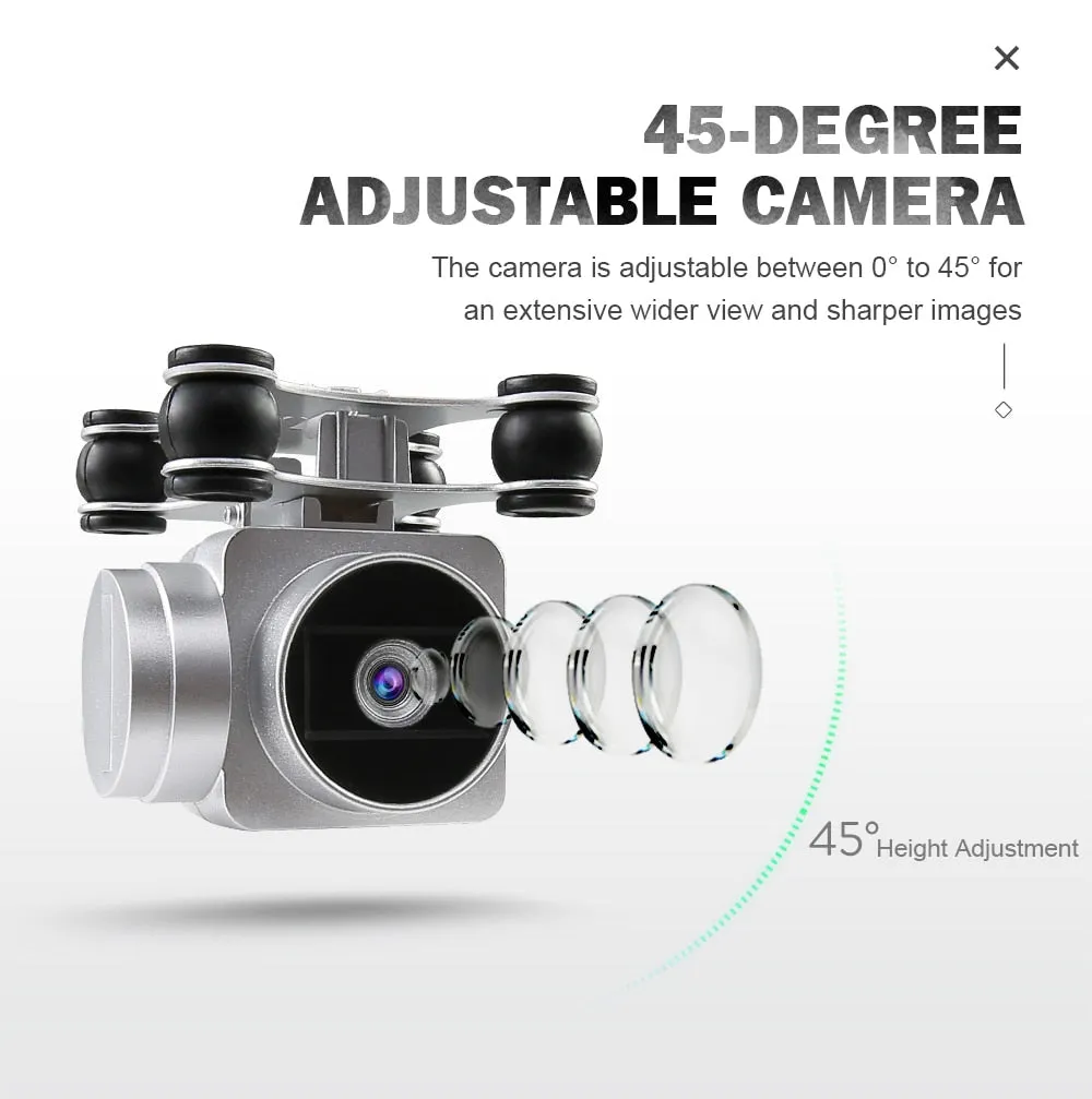 JJRC Drone with 720P HD Camera   2 Batteries for Long 40-Minute Flight Time