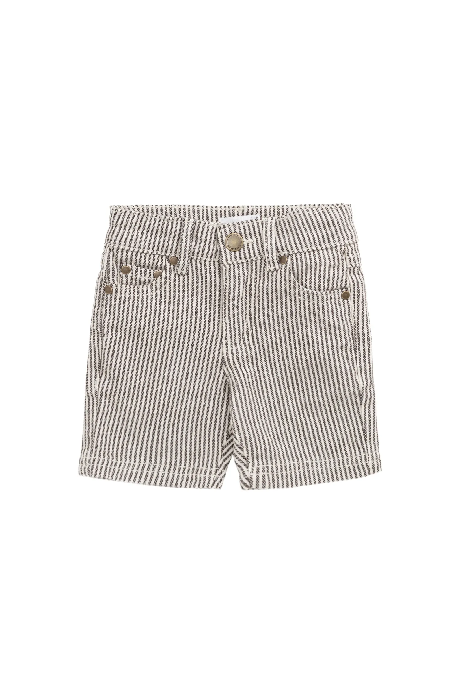 Jude Short - Dark Coffee/Buff Stripe