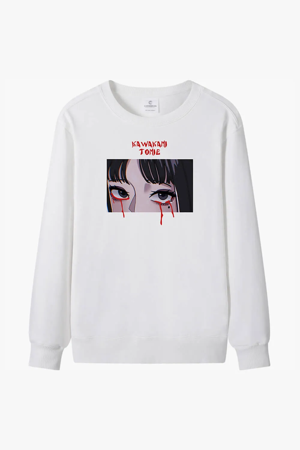 Junji Ito Tomie Bleeding Eyes Sweatshirt