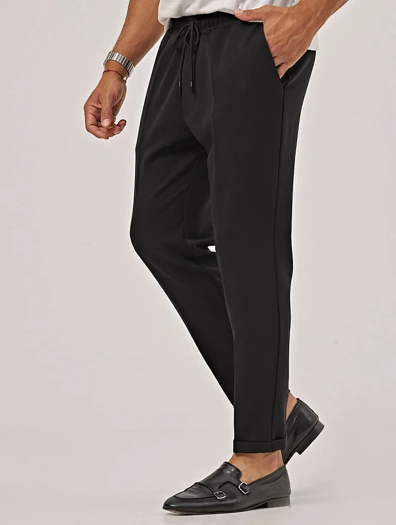 KARSON CASUAL PANTS IN BLACK