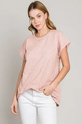 Label Plaid Short Sleeve T-Shirt