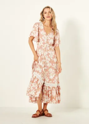 Lemon Tree Design Ltd - JolanderDress - Nude Floral