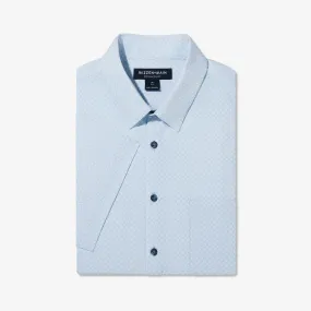 Light Blue Geo Print