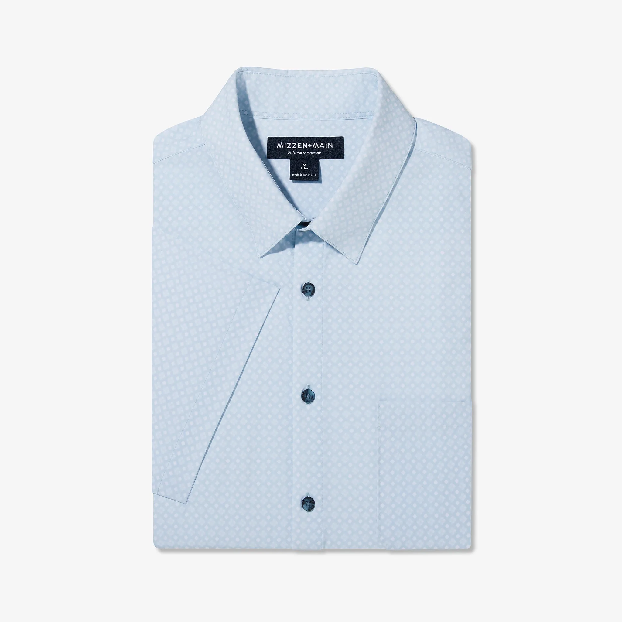Light Blue Geo Print
