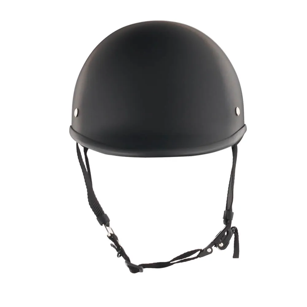 Low Profile Reversible DOT Polo Helmet / Matte Black