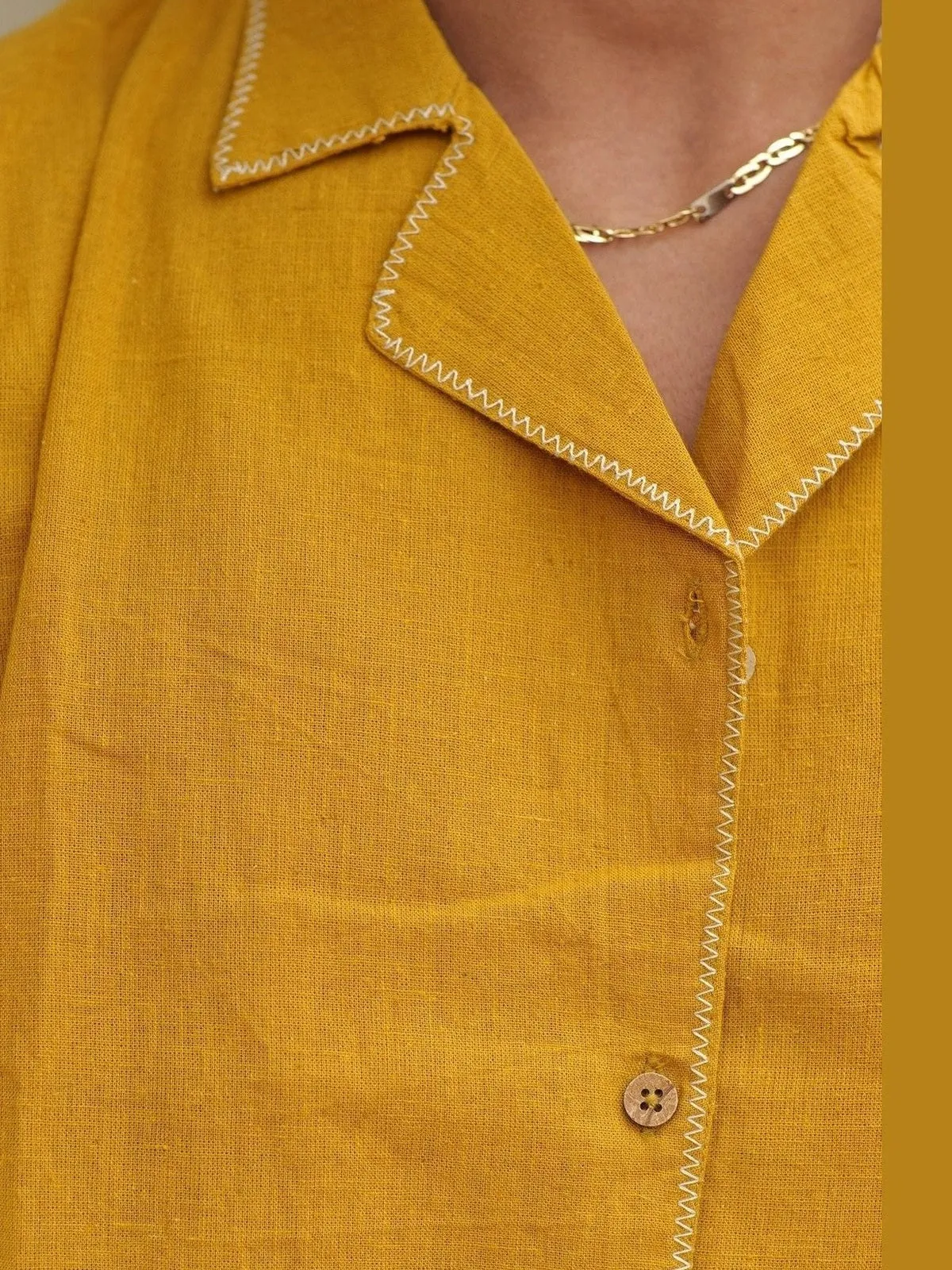 Mustard Inditrail Shirt