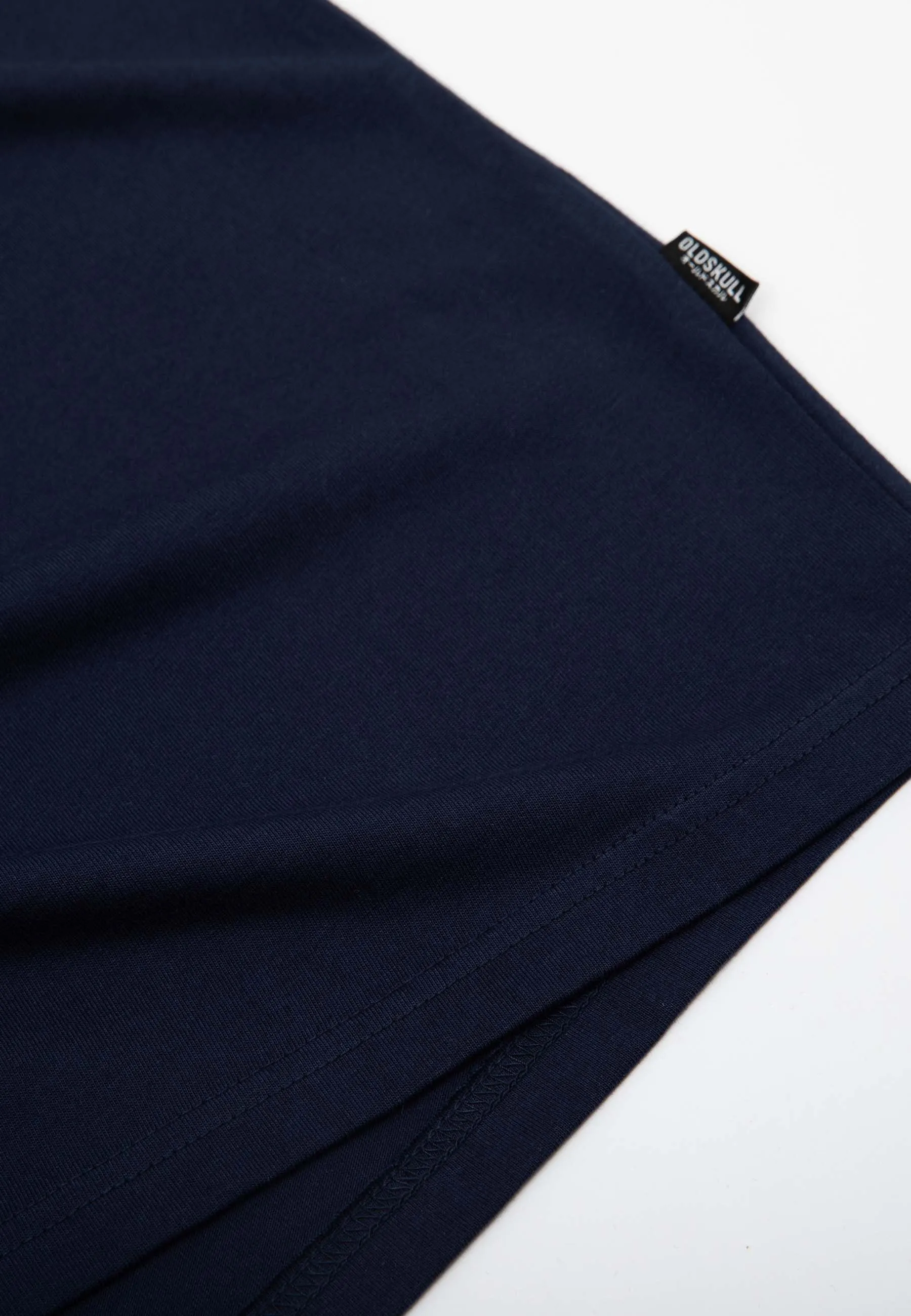 Oldskull Basic Kanji T-Shirt Navy Blue