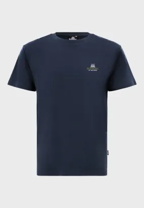 Oldskull Basic Kanji T-Shirt Navy Blue