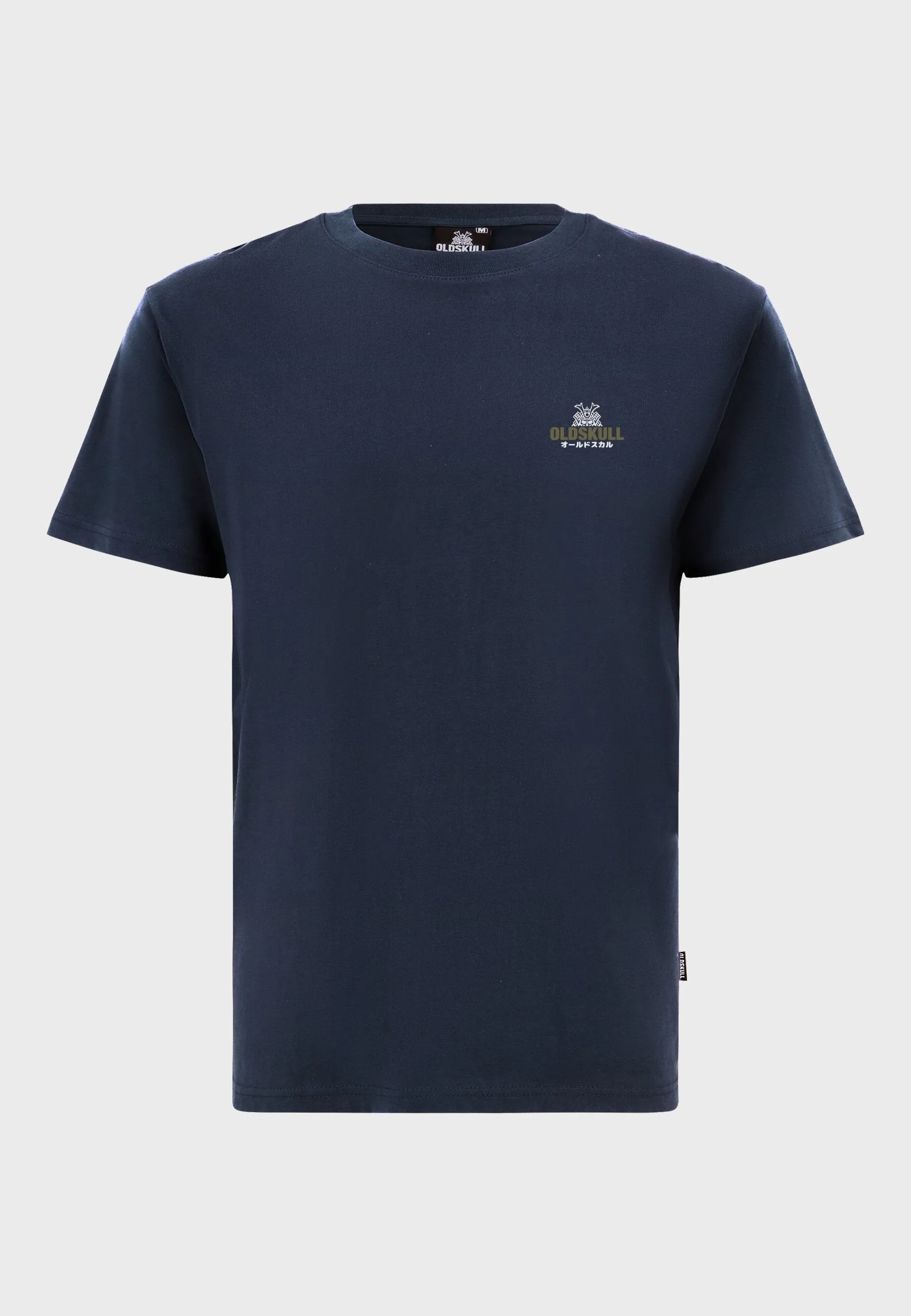 Oldskull Basic Kanji T-Shirt Navy Blue