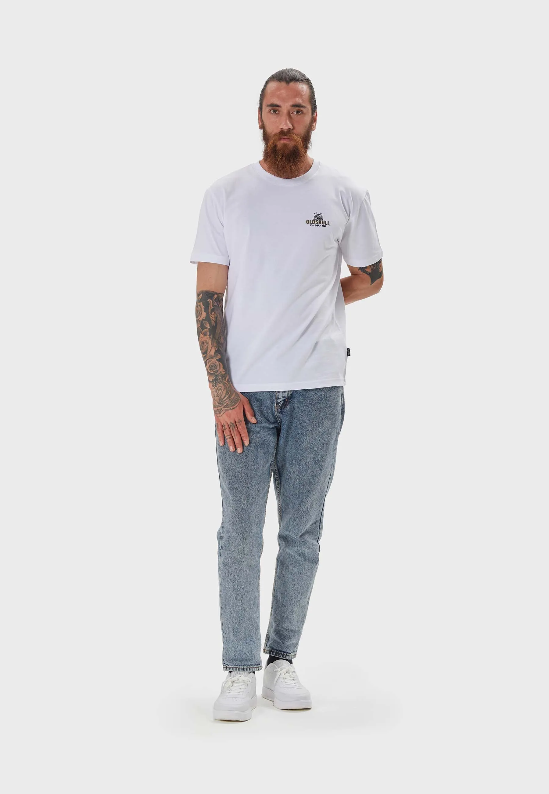 Oldskull Basic Kanji T-Shirt White