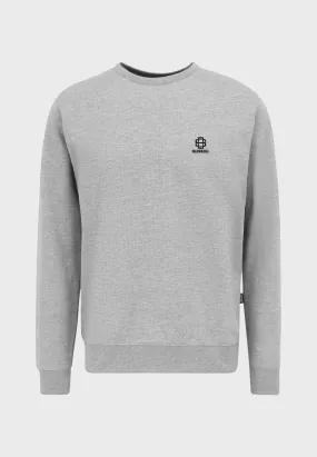 Oldskull Iconic Logo Sweatshirt Heather Grey