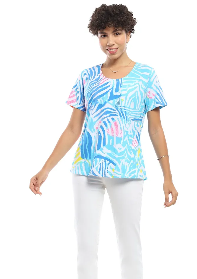 Parsley & Sage Wendy Short Sleeve Top