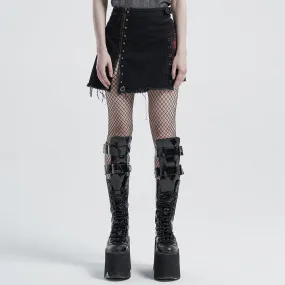 Punk rough short skirt WQ-493BQF