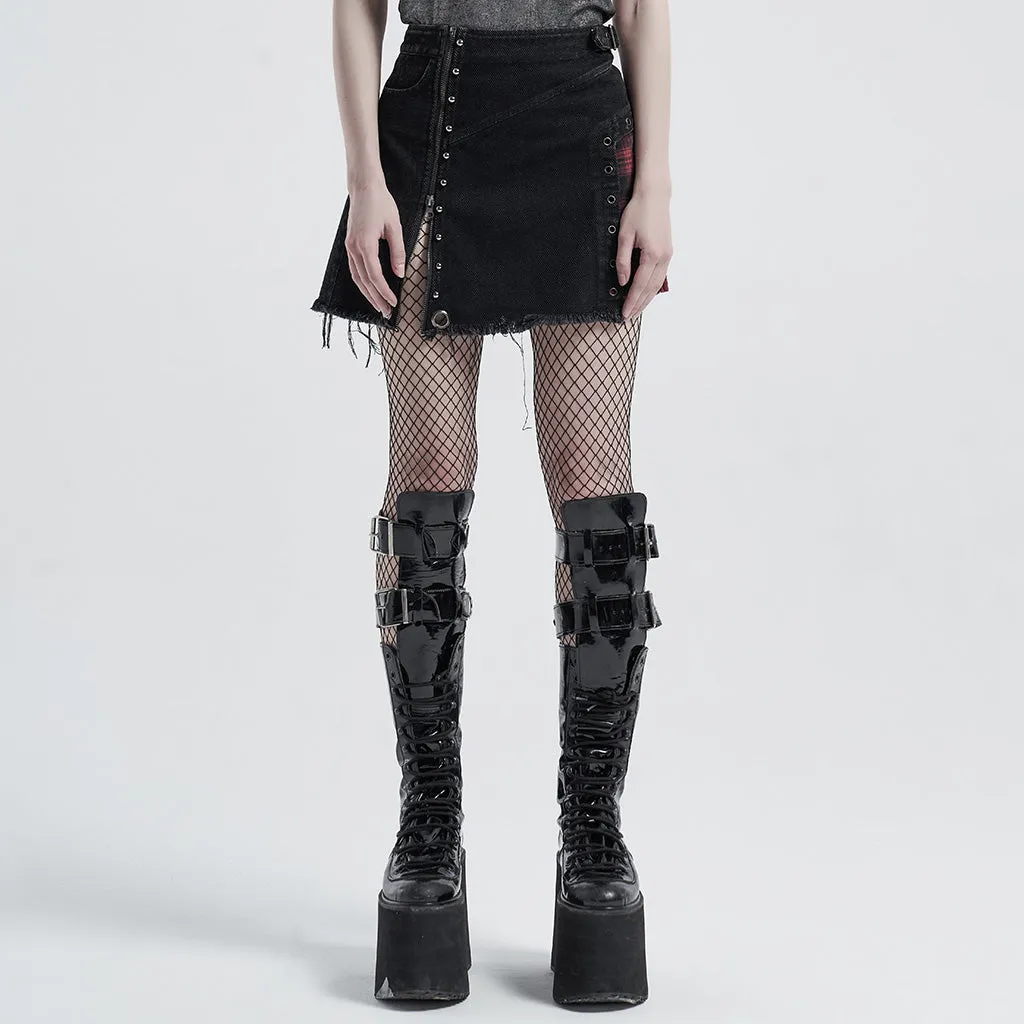 Punk rough short skirt WQ-493BQF