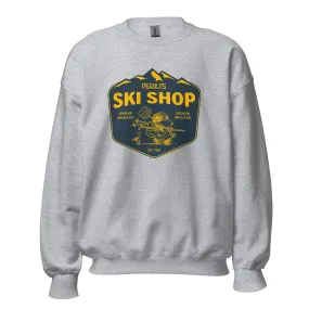 Snoopy Ski Shop Adult Sweatshirt