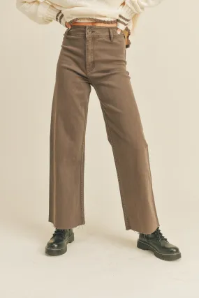 Straight Leg Denim Pants