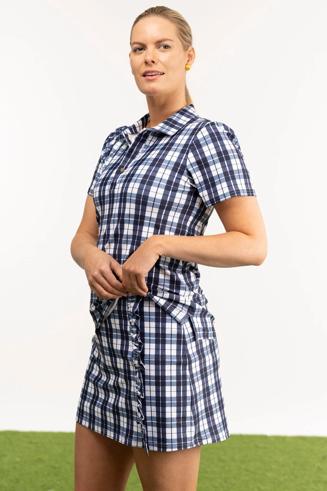 Mariners Plaid Blaire Skort - Versatile and Style-focused