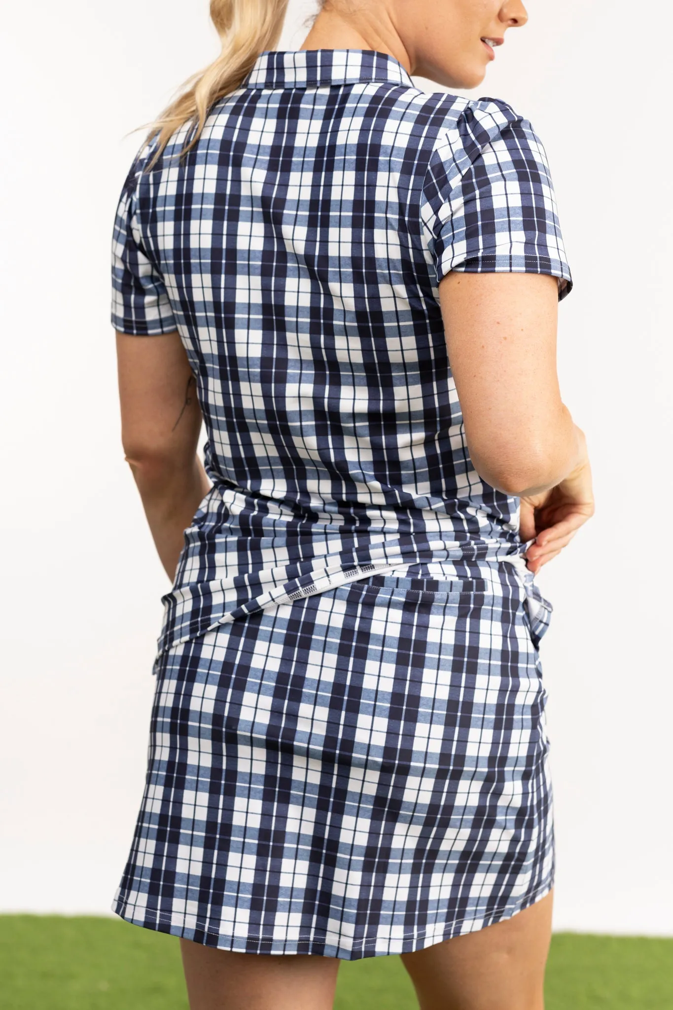 Mariners Plaid Blaire Skort - Versatile and Style-focused