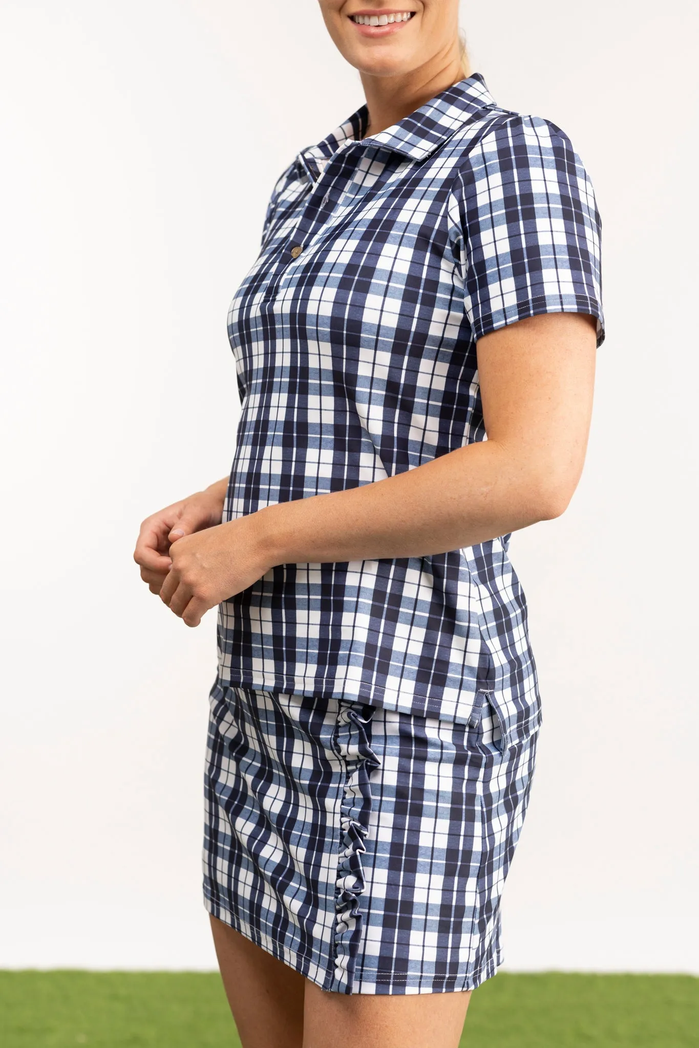 Mariners Plaid Blaire Skort - Versatile and Style-focused