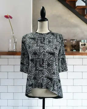 Trasienne White/Black Top