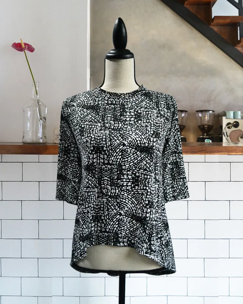 Trasienne White/Black Top