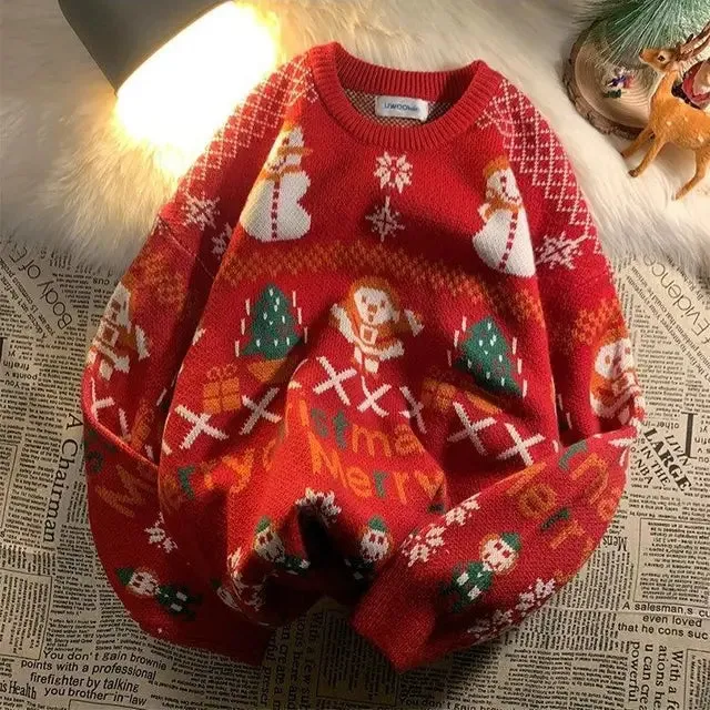 Ugly Christmas Sweatshirt for Couples