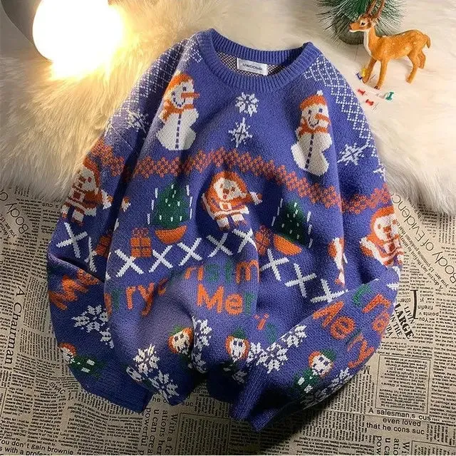 Ugly Christmas Sweatshirt for Couples