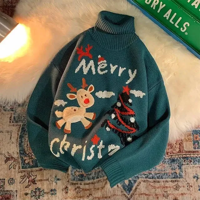 Ugly Christmas Sweatshirt for Couples