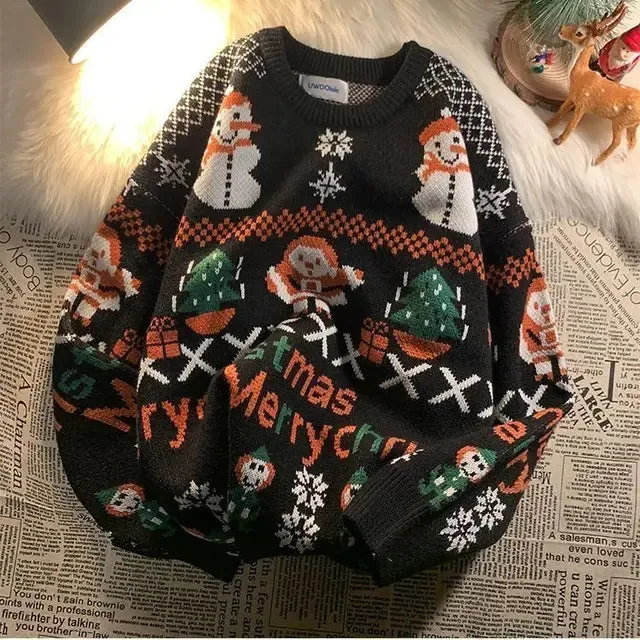 Ugly Christmas Sweatshirt for Couples