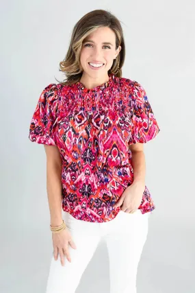 Want You To Know Puff Sleeves Top